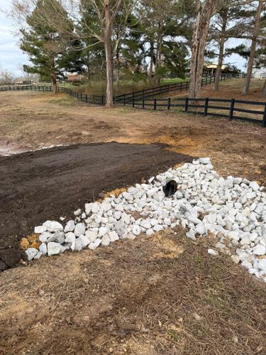 Excavation for Big Munchie Landworx in Jackson, MS