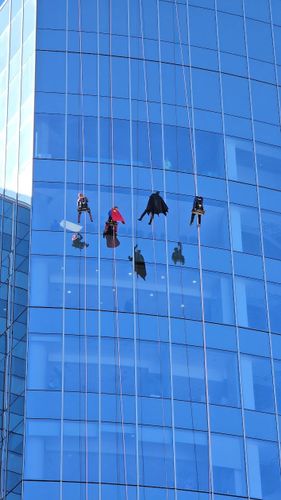 High Rise Window Cleaning for Sunlight Building Services in Birmingham, AL