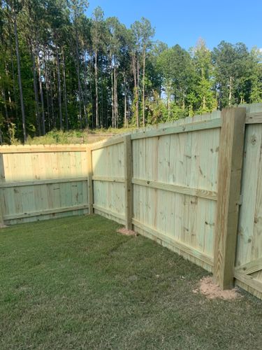 Wooden Fencing for Alpine Fence in Dahlonega, GA