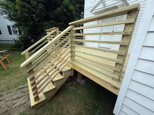 Deck Construction for Maine Roofing and Siding in Richmond, ME