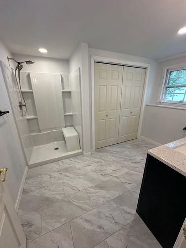 Bathroom Renovation for C&S Remodeling LLC in Hampstead, NH
