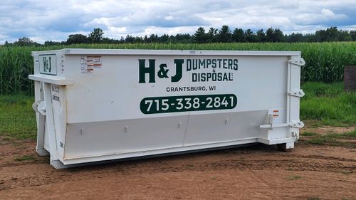 20 yd Dumpster Rentals for H & J Dumpsters & Disposal, LLC in Burnett County, Wisconsin