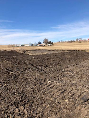 Site Preparation for Anthofer Dozing in Audubon, IA