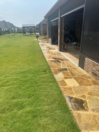 Natural Stone Hardscape for Guzman's Landscaping Services in Austin, TX