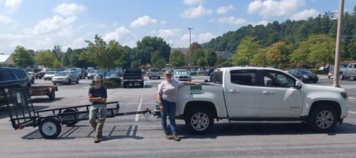 Mowing for Hart and Sons in Transylvania County, North Carolina