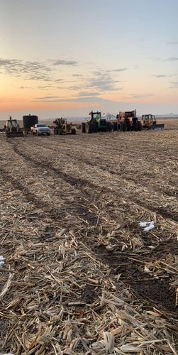 Skid Steer Work for M & W Tiling and Excavating in Calamus, IA