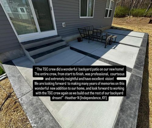 Concrete Patios & Driveways for Tanenbaum Services & Concrete in Florence, KY