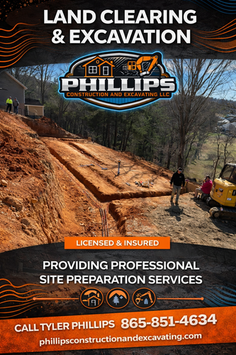  for Phillips Construction and Excavating in Seymour, TN