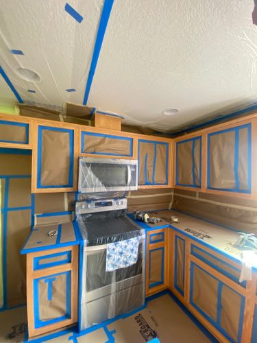 Kitchen and Cabinet Refinishing for AFP Painting LLC in Castle Rock, WA