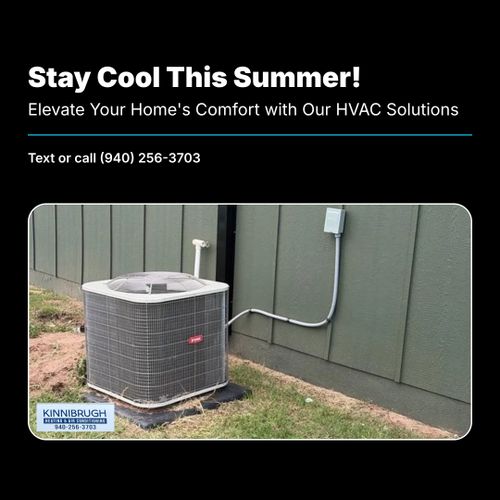 Residential HVAC Installation for Kinnibrugh Refrigeration & HVAC in Goree, TX