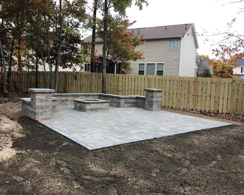Patio Design installation for Arrowhead Masonry LLC  in Washington County, RI
