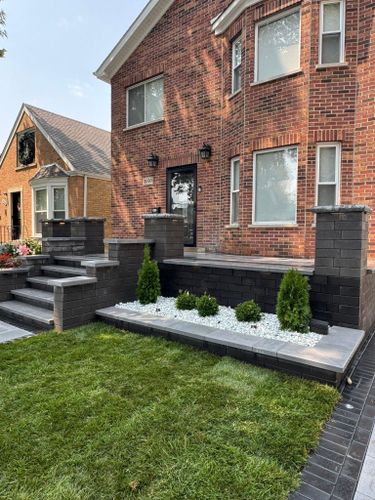 Step Installation for Alvarez Pavingstone INC. in Lyons, IL