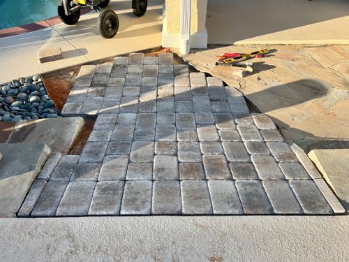 Paver Installation/Sealing for Ferrell’s Professional Painting & Home Services LLC in Panama City Beach, FL