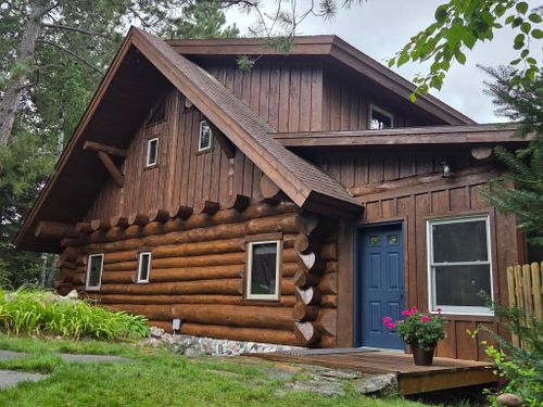 Chinking for 218 Painting & Log Restoration LLC in Britt, MN