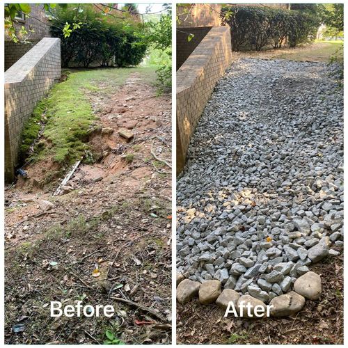 Mulch & Gravel Installation for Fayette Property Solutions in Fayetteville, GA