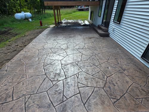 Decorative & Stamped Concrete for Majestic Concrete and Landscape in Cross Lake, MN