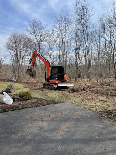 Landscape installs for CS Property Maintenance in Middlebury, CT