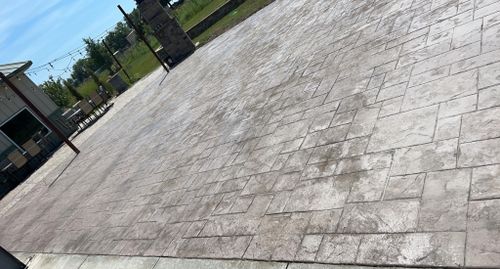 Stamped Concrete Installation for Premium Concrete Construction in Topeka, KS