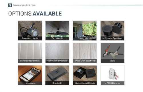 Underdeck Ceiling Systems for KC Custom Exteriors in Muskegon, MI
