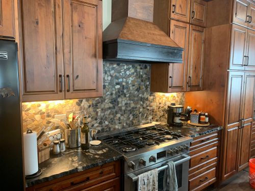 Kitchen Backsplash Tiling for Bitterroot Remodels inc. in Stevensville, MT
