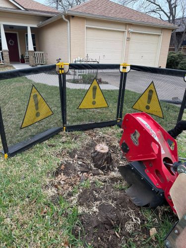 Tree Stump Grinding for Oakley’s Stump ‘N Grind in Leander, TX