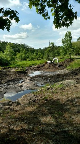 Pond Digging for Davis Contracting & Site Work in Adams Run, SC