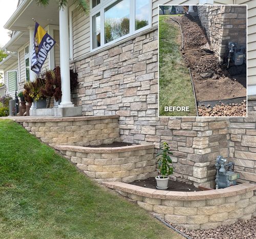 Retaining Walls for Second Nature Landscaping in Lake City, Minnesota