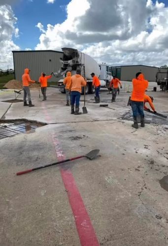 Concrete Slab Construction for Rytren Concrete in Pearland, TX