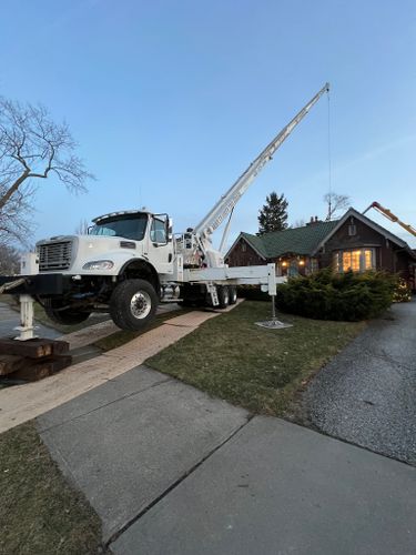 Crane Rental for Down To Earth Tree Service, LLC in Olmsted Falls, OH
