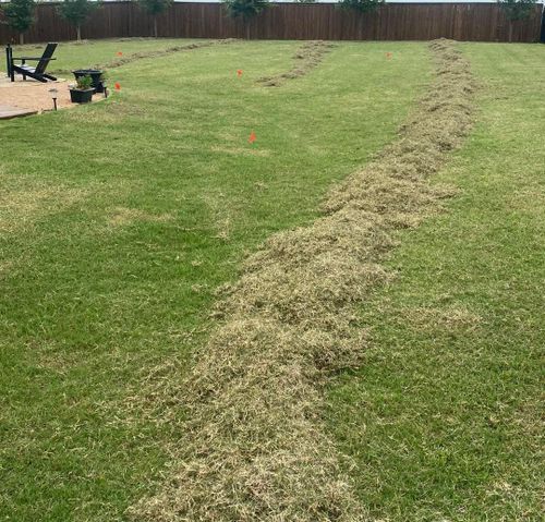 Dethatching for North Texas Groundscaping in Frisco, TX