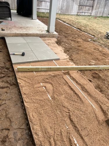 Patio Design & Construction for 5th Star Landscaping LLC. in Bastrop, TX