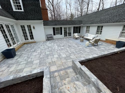 Patio Design & Construction for ALPHA LANDSCAPES in Culpeper, VA