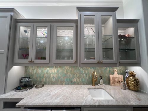 Kitchen for Guadalupe Tile Company in New Braunfels, TX