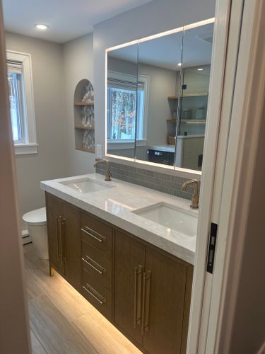 Bathroom Renovation for Top Pros Construction in Haverhill, MA