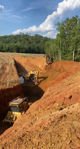 Grading for J&G LandWorx LLC in Rutherfordton, NC