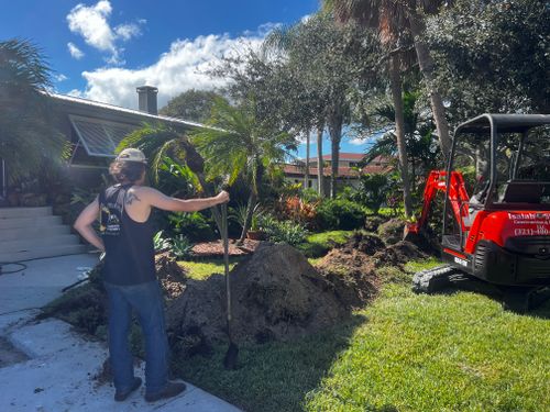 Full scale landscape designing and installations for Isaiah Simmons Construction and Landscaping LLC in Brevard County, Florida