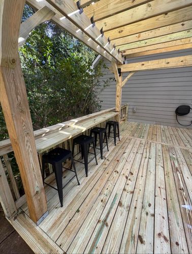 Backyard Remodel for E&T Outdoor Pros in LaGrange, GA