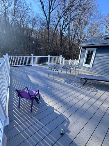 Deck & Patio Installation for Mullen Customs in Fairfield, CT