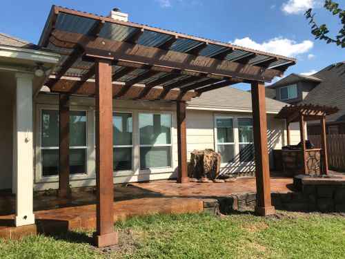 Custom Pergolas for Keen Decorative Concrete in Corpus Christi, TX