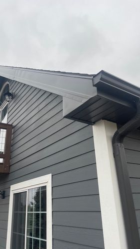 Aluminum Gutters Installation for The Gutter Man Seamless in Lexington, NE