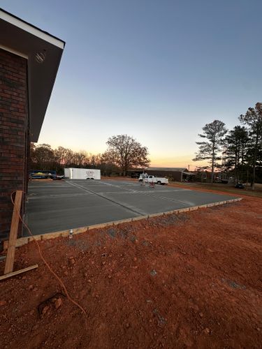 Concrete Driveway Installation for J & Son Construction LLC in Forest City, NC