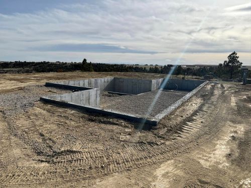 Foundation Digging for Z & S Construction in Billings Heights, MT