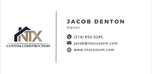  for NTX Custom Construction in Mckinney, TX