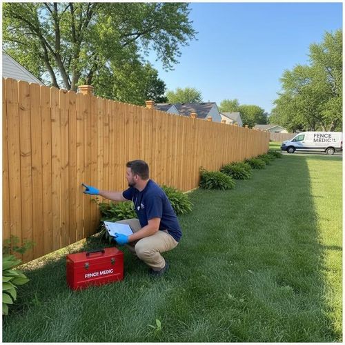 Fence Cleaning and Staining for Fence Medic in Arlington Heights, IL