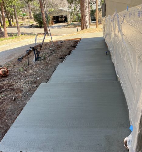 CONCRETE  for Home Hardening Solutions Inc. in Nevada County, CA