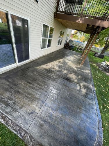 Decorative Concrete for Outdoor Dynamics LLC in Sherburne County, MN
