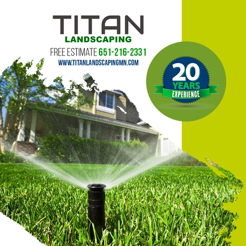 Irrigation System Design & Install for Titan Landscaping in Rosemount, MN