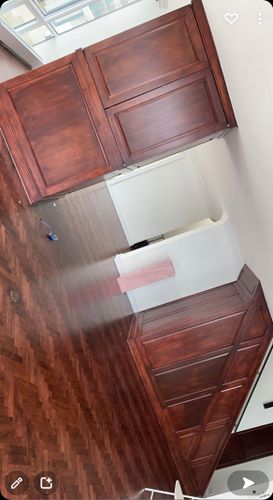 Interior Staining for S.V.C Painting & DrywallCo in Glen Ellyn, Illinois