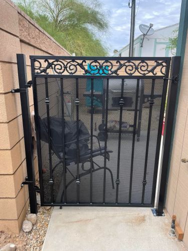 Gate Installation for All-Diaz Welding in Fort Mohave, AZ