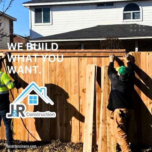 Fencing for J and R Co. in San Antonio,  TX
